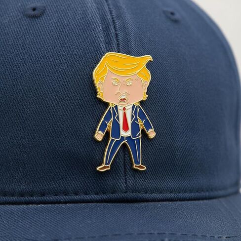 سعيد ترامب دبوس، Trumps الوجه المينا التلبيب شعار التلبيب سبيكة زر دبابيس لحقيبة الظهر قبعة أكياس سترة معطف شارة بيان هدية مجوهرات in Kuwait