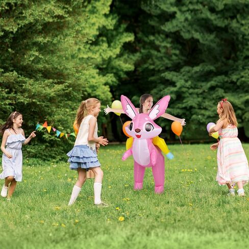 زي ثعلب قابل للنفخ من M MH ZONE للأطفال أثناء الركوب على بدلة تنكرية مضحكة للهالوين in Kuwait