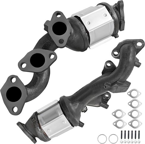 محول حفاز JT متوافق مع Nissan Frontier/Xterra 2002 2003 2004 3.3L V6 قطعتان (متوافق مع EPA) in Saudi Arabia