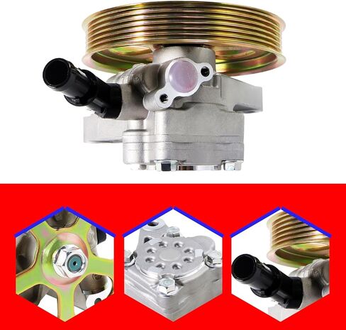 SMMS 21-5442 Power Steering Pump with Pulley for Honda Pilot Odyssey for Acura MDX 2005-2013, 3.5L 3.7L, Assist Pump Assembly Replaces OE 56110RGL305, 56110RGLA01 in Saudi Arabia