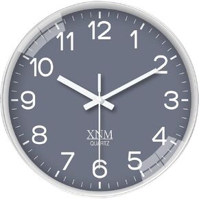 XNM 8 بوصة صغيرة C ساعة حائط لغرفة المعيشة غرفة نوم الساعات التناظرية الحديثة بطارية تعمل الحد الأدنى ساعة حائط صامتة غير موقوتة in Kuwait
