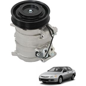 AC Compressor with Clutch Replacement for Accord 2003 2004 2005 2006 2007 2.4L 6021297 in Kuwait