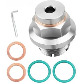 M22.1x1.5-15 سدادة تصريف الزيت المغناطيسية كبيرة الحجم على الظهر، قابس إصلاح وعاء الزيت الذاتي التنصت من الفولاذ المقاوم للصدأ، طقم تصليح الخيط in Kuwait