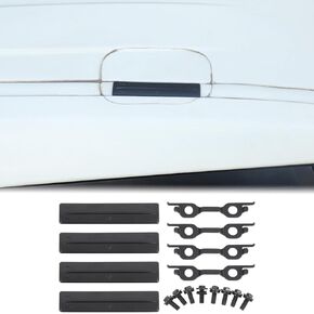 مجموعة إزالة رف سقف السيارة من Aunginsy مع أغطية متوافقة مع ملحقات Toyota FJ Cruiser 2007-2021، 4 قطع ABS/مجموعة رف السقف المعدني مشابك غطاء فتحة صب التنقيط يستبدل #75596-35030 in Kuwait