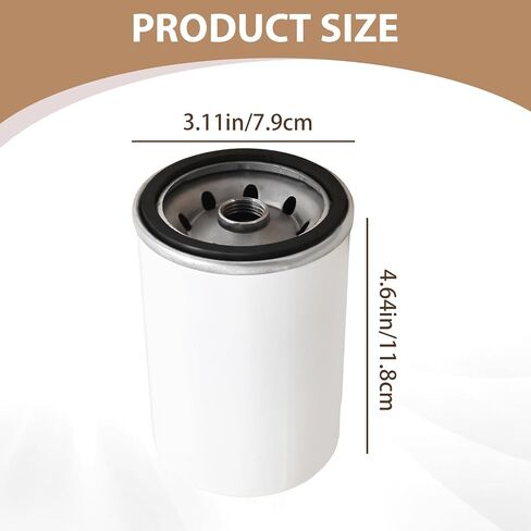 Anxingo 2Pcs P550943 Fuel Filter, Replacement for GMC 6.2L Light-Duty Trucks Detroit Diesel Engines, Replaces 25011214 BF782 WIX 33124 P553004 FF5033 TP943 FF5018 in Saudi Arabia