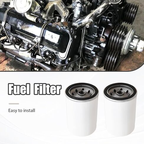 Anxingo 2Pcs P550943 Fuel Filter, Replacement for GMC 6.2L Light-Duty Trucks Detroit Diesel Engines, Replaces 25011214 BF782 WIX 33124 P553004 FF5033 TP943 FF5018 in Saudi Arabia