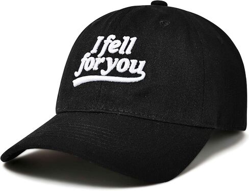 Jeasona Baseball Cap for Women Men - I Fell for You Embroidered Dad Hat with Adjustable Strap in Kuwait