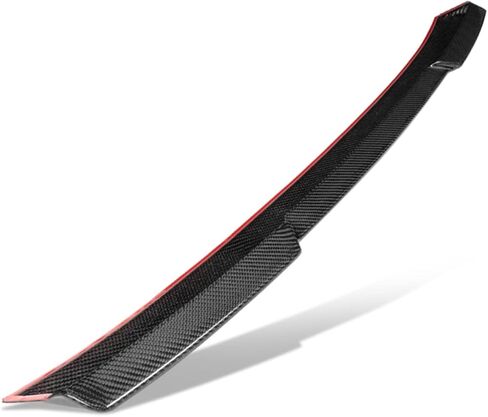 Auto Dynasty Rear Window Roof Spoiler Compatible with Chevy Camaro Coupe 2010-2015, Glossy Black, Carbon Fiber in Saudi Arabia