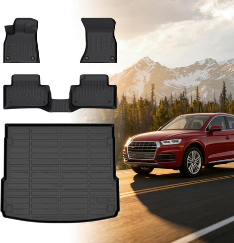 Floor Mats for Honda Odyssey 2005-2011, TPE All Weather Odyssey Floor Mats, Non-Slip Waterproof Front & Rear & 3rd Row & Cargo Liner in Saudi Arabia
