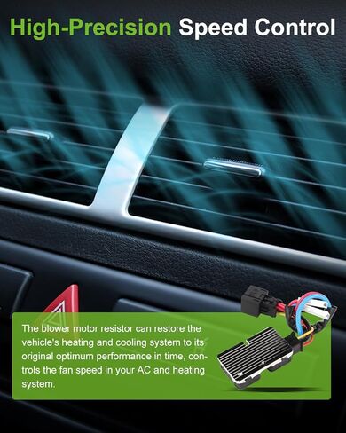 SCITOO HVAC Blower Motor Resistor Air Conditioning Regulator Fit for Mercedes-for Benz 300SD/ 300SE/ 600SEL/ 400SE/ 400SEL/ 600SEC/ CL500/ CL600/ E300/ E430/ S320/ S420/ S500/ E320/ S600 1408218351 in Saudi Arabia