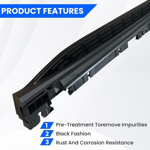 Running Boards Side Pedal Compatible with 2020 2021 2022 2023 2024 Mercedes Benz GLE-Class Coupe C167 GLE 53 AMG GLE 63 AMG Side Steps with Brackets,2 PCS Right & Left Side Step Rail Nerf Bars(Black) in Saudi Arabia