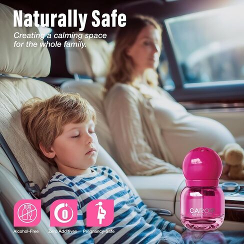 معطر هواء للسيارة عبوتين - على شكل مصباح كهربائي رائع - مشبك تهوية للسيارة - رائحة تدوم طويلاً - زيوت عطرية - إكسسوارات سيارة معطرة - زهر الكرز in Kuwait