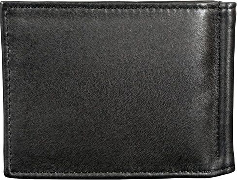 Rico Detroit Red Wings Genuine Black Leather Money Clip Wallet RFID Blocking in Saudi Arabia