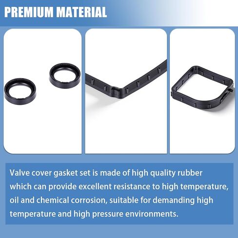 مجموعة حشية غطاء صمام المحرك Sorello متوافقة مع Ford EcoSport 2018 2019 2020 2021 2022، من أجل Focus 2012 2013 2014 2015 2016 2017 2018 لمحرك 2.0L L4 - استبدل VS50877R VS50729 in Kuwait