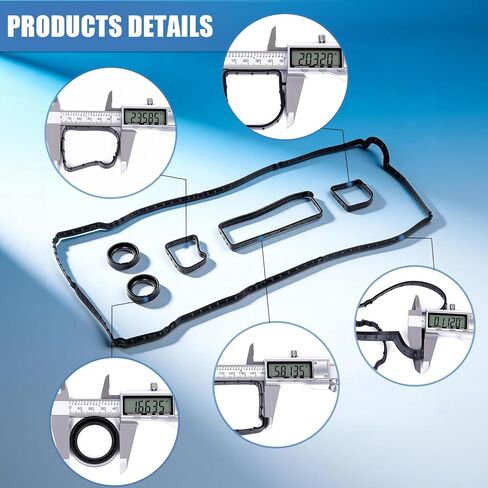 مجموعة حشية غطاء صمام المحرك Sorello متوافقة مع Ford EcoSport 2018 2019 2020 2021 2022، من أجل Focus 2012 2013 2014 2015 2016 2017 2018 لمحرك 2.0L L4 - استبدل VS50877R VS50729 in Kuwait