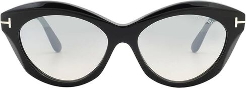 Tom Ford Toni Smok Mirror Cat Eye Ladies Sunglasses FT1111 01C 55 in Saudi Arabia