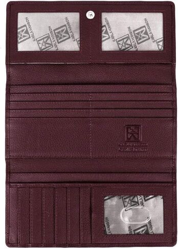 محفظة جلدية ثلاثية الطي للنساء من كارلا هانسون RFID in Kuwait