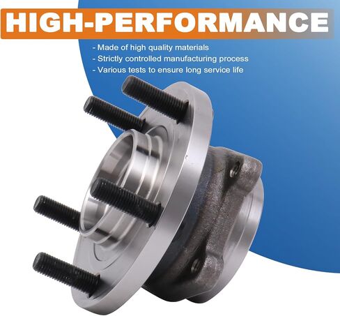 Front Wheel Hub Bearing Assembly 2 PCS Compatible for 2007-2014 Chrysler 200 Sebring, Compatible for 2008-2014 Dodge Avenger Caliber 5 Lugs Replace 513263 in Saudi Arabia