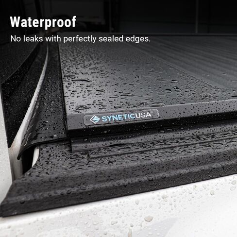 Syneticusa Stealth Black Retractable Hard Tonneau Cover T-Slot Rails Fits 2016-2026 Tacoma 5ft Truck Bed Premium Edition Accessories Waterproof in Saudi Arabia