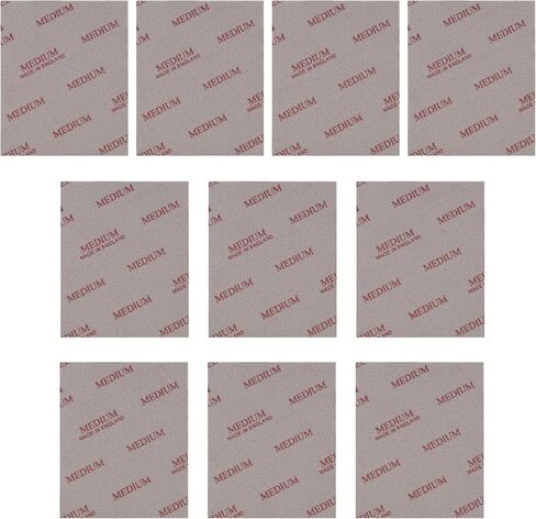 وسادات ناعمة 3M، إسفنجة صنفرة، إسفنجة تلميع، رغوة جافة مبللة، قابلة للغسل، قابلة لإعادة الاستخدام، حبيبات دقيقة، قطع سريع، حجم الحبوب (10 قطع_3M 2602 وسادات ناعمة، حبوب 200 فائقة النعومة) in Kuwait