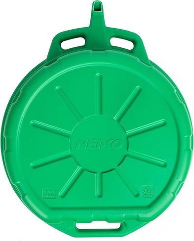 NEIKO 20761A Large Coolant/Oil Drain Pan, 4 Gallon (16L) Capacity, Antifreeze Green Plastic Anti Splash Oil Pan, Motor Oil Drip Catcher Pan, Non Spill Pour Spout, Oil Catch Pan for Changing Oil in Kuwait