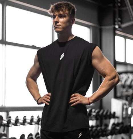 Tank Tops for Men Big Boys Breathable Quick-Dry Sleeveless Shirts for Running Work Out Exercise in Saudi Arabia