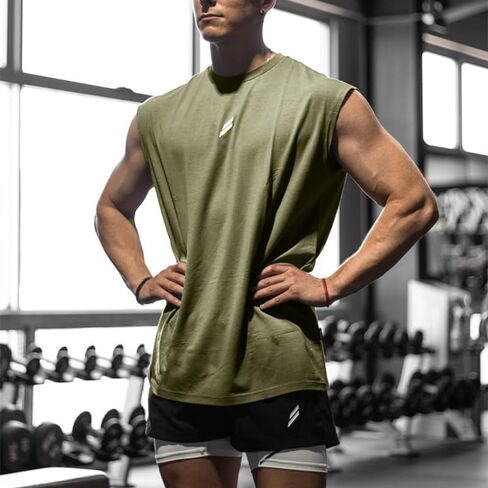 Tank Tops for Men Big Boys Breathable Quick-Dry Sleeveless Shirts for Running Work Out Exercise in Saudi Arabia