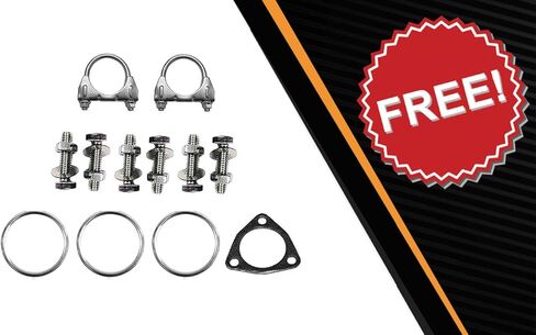 Exhaust Front Flex Y-Pipe Rear Catalytic Resonator Kit Compatible for 2014 Honda Odyssey 3.5L | EPA Approved | Northeastern Exhaust | Includes Clamps, Gaskets, Bolt Kit | Direct-Fit Replacement in Saudi Arabia