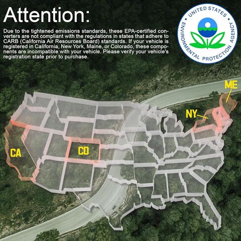 Catalytic Converter Compatible with 2011 2012 2013 Toyota Sienna 2.7L l4 FWD Catalytic Convertor (EPA Compliant) in Kuwait