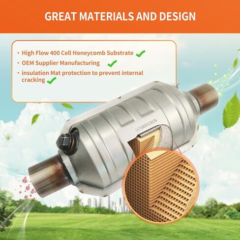 Catalytic Converter Compatible with Chevrolet Trailblazer/Buick Rainier 4.2L 2006-2007 (EPA Compliant) in Saudi Arabia