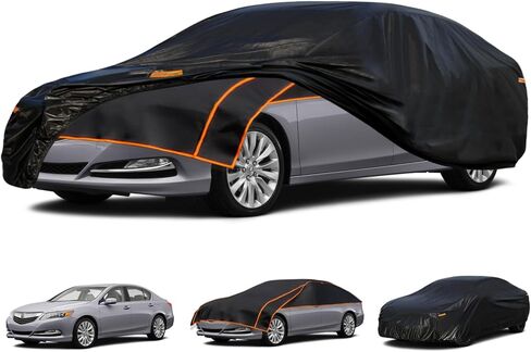 Kayme Hail Protector Car Cover Custom Fit for Dodge Challenger, Anti Hail Blanket with Multilayer Thickened Design, Hail Proof & All Weather Outdoor Waterproof Full Car Cover for Hail Protection in Saudi Arabia