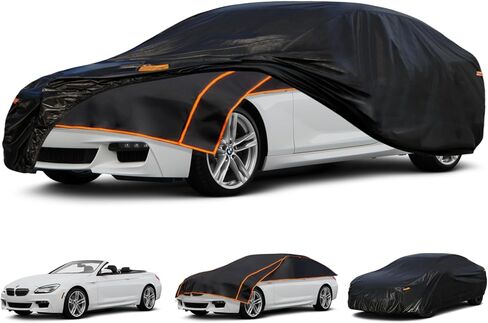 Kayme Hail Protector Car Cover Custom Fit for Dodge Challenger, Anti Hail Blanket with Multilayer Thickened Design, Hail Proof & All Weather Outdoor Waterproof Full Car Cover for Hail Protection in Saudi Arabia