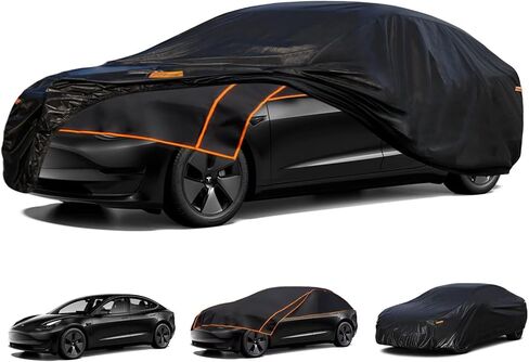 Kayme Hail Protector Car Cover Custom Fit for Dodge Challenger, Anti Hail Blanket with Multilayer Thickened Design, Hail Proof & All Weather Outdoor Waterproof Full Car Cover for Hail Protection in Saudi Arabia