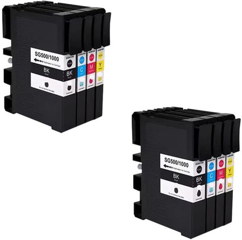 Sublimation Ink Cartridge 4-Pack Compatible with Printer Supplies SG500 SG1000 for Part Number SAWGRASS SG500 SG1000(C 1PC) in Saudi Arabia