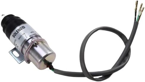 AB16-MV1-58 Compatible With Isuzu Engine 12V Shut Off Solenoid Part Numbers 8-94453341-0 894453-3411 3KC1 4JG1 in Saudi Arabia