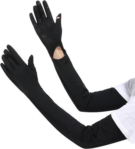 Driving Gloves Women, Cycling Gloves, Sun Women UV Protection, Driving Arm Protection for Sleeves Golf Fishing in Saudi Arabia