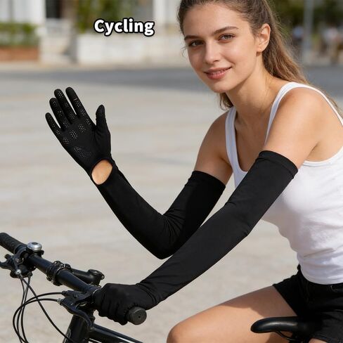 Driving Gloves Women, Cycling Gloves, Sun Women UV Protection, Driving Arm Protection for Sleeves Golf Fishing in Saudi Arabia