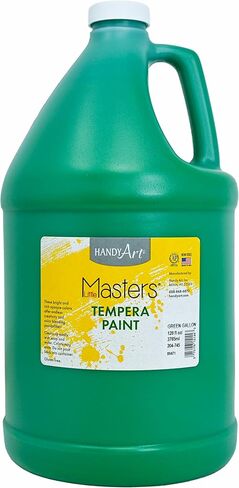 Handy Art Little Masters Tempera Paint, 1 Gallon (Pack of 1), Green in Saudi Arabia