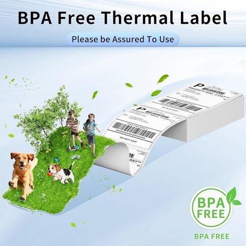 Phomemo Thermal Label Printer Upgraded with Touchable Screen, Shipping Label Printer for Small Business, 4x6 Wireless Thermal Label Printers for Shipping Package, with 4X6 Thermal Labels in Saudi Arabia
