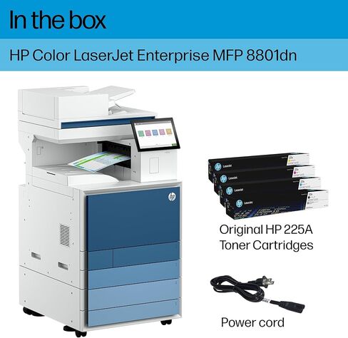 HP Color Laserjet Enterprise 8801dn Multifunction Printer, Scanner, Copier, Duplex, Best for Office (9S184A) in Saudi Arabia