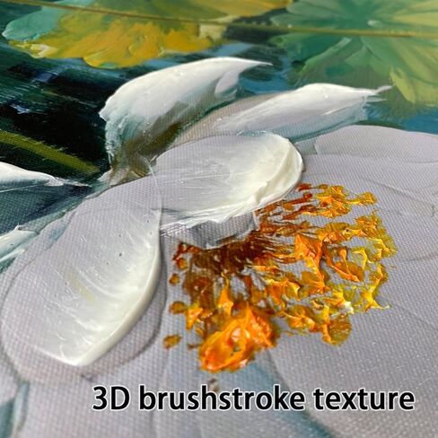 Acocifi زهرة اللوتس قماش جدار الفن لغرفة المعيشة محكم اللوحة كبيرة المناظر الطبيعية صورة عمل فني مؤطرة لغرفة النوم غرفة الطعام المطبخ مكتب ديكور جدار المنزل 58 "× 29" in Kuwait