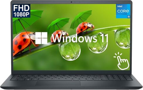 ديل انسبايرون، كمبيوتر محمول بشاشة لمس 15.6 بوصة فل اتش دي، معالج انتل كور i5-1334U 10 كور (يصل إلى 4.6 جيجاهرتز)، ذاكرة الوصول العشوائي 16 جيجابايت، تخزين 1 تيرابايت (512 جيجابايت SSD + مجموعة قاعدة إرساء 512 جيجابايت)، ويندوز 11، لوحة مفاتيح رقمية، أسود in Kuwait