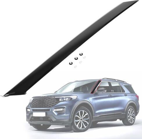 Outer Windshield Pillar Trim Panel Trim Molding Front Left (Driver Side) Replacement for 2020-2025 Ford Explorer 4 Door Utility LB5Z-7803145-AA 1 Pack in Saudi Arabia