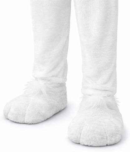 Nicky Bigs Novelties Adult Costume Accessory Big Giant Funny Feet Slippers Caveman Feet Shoe Covers Beige in Kuwait