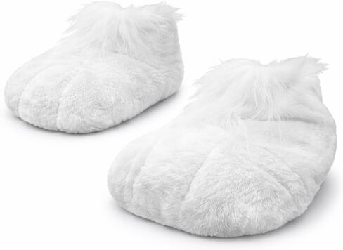 Nicky Bigs Novelties Adult Costume Accessory Big Giant Funny Feet Slippers Caveman Feet Shoe Covers Beige in Kuwait