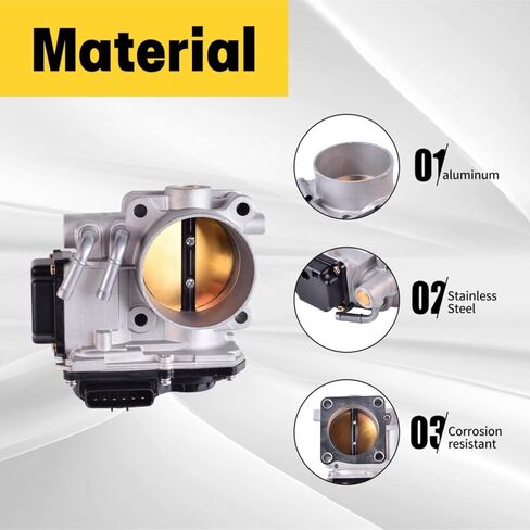 Electronic Throttle Body Fit for Acura ILX 13-15, TSX 09-14, Honda Accord 08-12, Civic 12-15, Crosstour 12-15, CR-V 10-14 2.4L 672000, TB1301, 16400R44A02, 16400R44A01, 16400R11A01 in Saudi Arabia