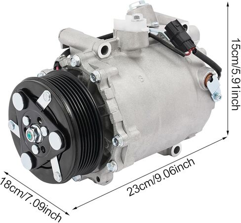 A/C Compressor with Clutch for Honda CR-V 2.4L 2007-2015/Acura ILX 2.4L 2013 2014 2015 OEM Number CO 4920AC, 38810RWCA03, 38810RX0A01, 0610239 in Kuwait