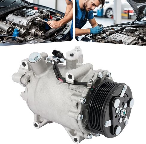 A/C Compressor with Clutch for Honda CR-V 2.4L 2007-2015/Acura ILX 2.4L 2013 2014 2015 OEM Number CO 4920AC, 38810RWCA03, 38810RX0A01, 0610239 in Kuwait