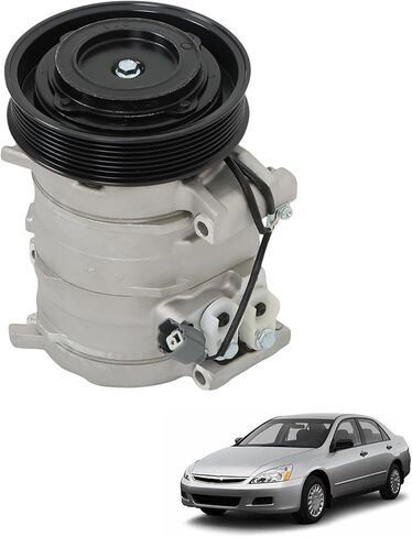 AC Compressor with Clutch Replacement for Accord 2003 2004 2005 2006 2007 2.4L 6021297 in Saudi Arabia