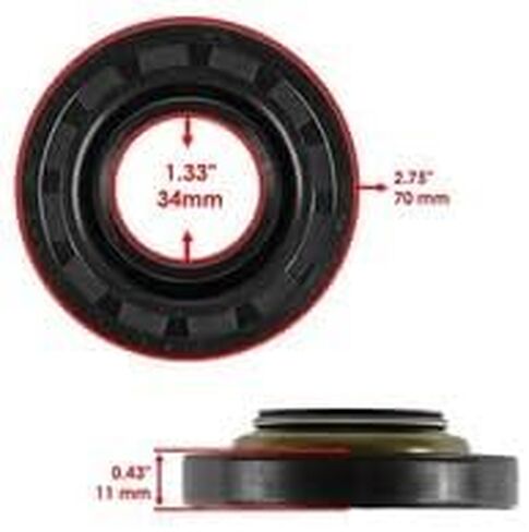 # استبدال جزء الولايات المتحدة لختم الزيت المشترك لعمود المحرك الأمامي لهوندا فورمان TRX450ES 98-01 in Kuwait